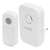 Home wireless doorbell with button and receiver