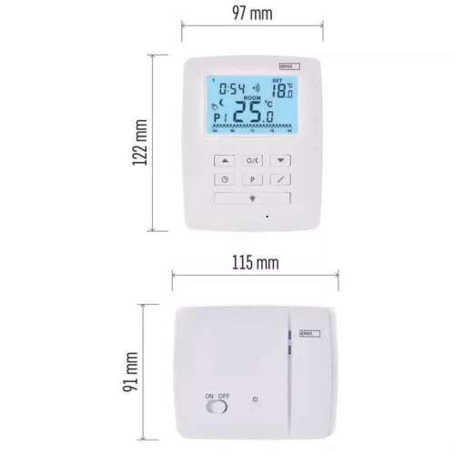 EMOS Szobatermosztát programozható OpenTherm P5611OT-1 vezeték nélküli okos termosztát q7rf