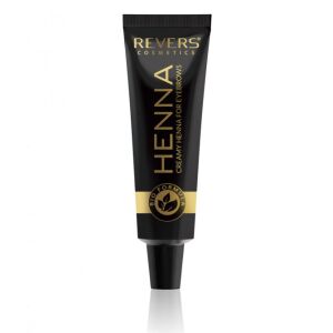 Revers Henna Pro Colors fekete szemöldökfestő krém tubus - Szemöldökceruza