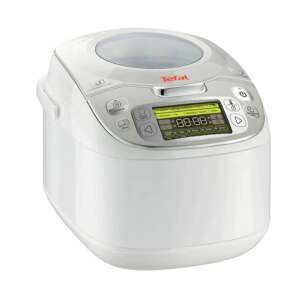 Tefal RK812110 Fuzzy multicooker, white, front view - Tefal Electric Cookware