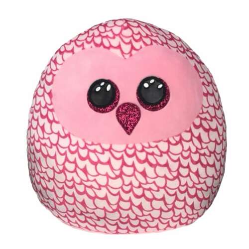 Plüss Ty Squish rózsaszín bagoly, 30 cm 92879774 - Ty
