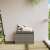 vidaXL szürke polyrattan tárolópad párnával, 80 x 51 x 52 cm, kültéri bútor, erkély, terasz