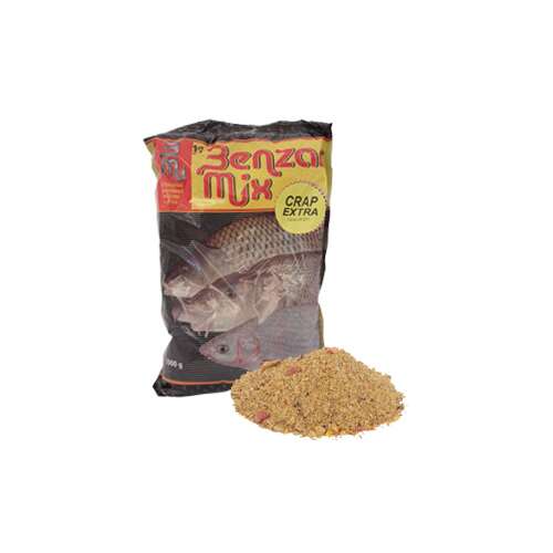Benzar Mix Nagy Ponty 1kg etetőanyag, ponty csalétek, horgászcsali, horgászfelszerelés - Etetőanyag adalék