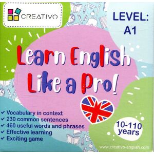 Learn English Like a Pro! Cards - Level A1