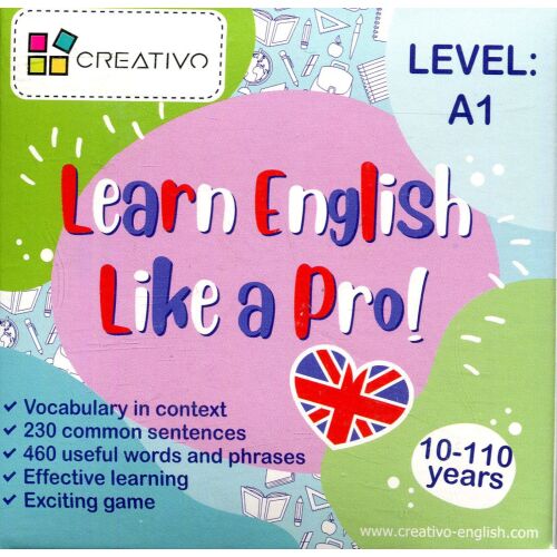 Learn English Like a Pro! Cards - Level A1