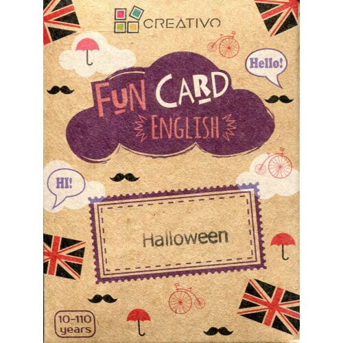 Creativo Fun Card English: Halloween - szókincs kvíz kártyák angol tanulók számára