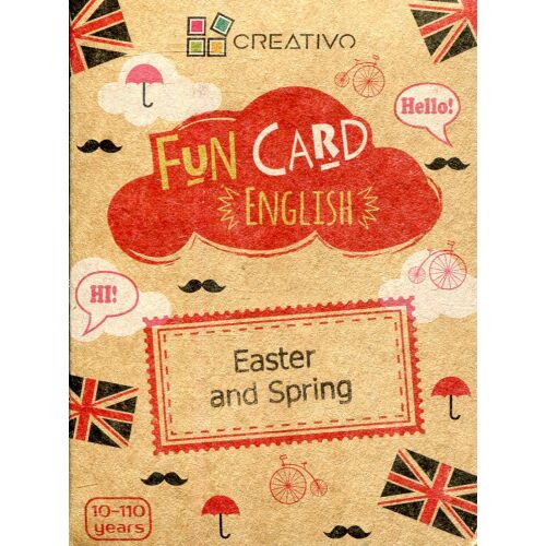 Creativo Fun Card Angol: Húsvéti és tavaszi tanulójáték gyerekeknek