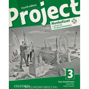 Project 3 munkafüzet + tanulói CD + A2 gyakorlófeladatok- 4th Edition 92903073 