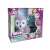 Club Petz Silver interactive plush baby seal toy, grey, in packaging
