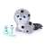 Club Petz Silver interactive plush baby seal toy, grey, with accessories