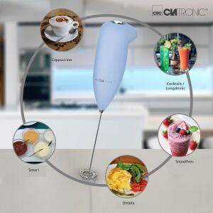 Clatronic MS 3089 tejhabosító felhasználása: cappuccino, koktélok, turmixok, szószok, omlett - Clatronic