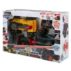 Laser Battle Hunter RC tanky na diaľkové ovládanie 2ks #červeno-žltá