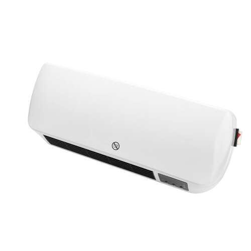 Стенен вентилатор Eurom, WH2018, керамична технология, регулируема температура 10-35°C, 2 нива на мощност, функция Open Window, LED дисплей, таймер и...