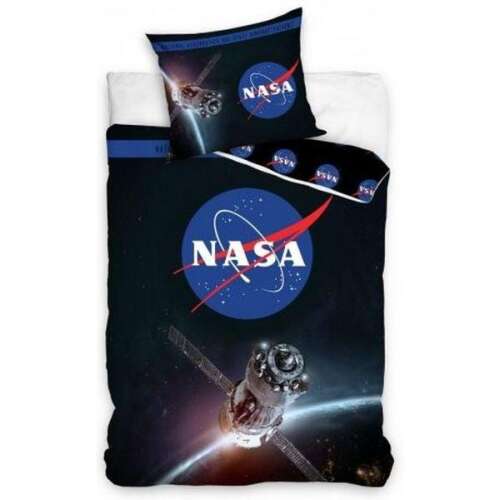 NASA ágynemű szett 140x200 cm űrállomás mintával