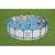 Bestway Steel Pro Max 549 x 122 cm fémvázas medence vízforgatóval, létrával és takaróval, szürke