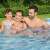 Happy family enjoying Bestway Steel Pro Max pool