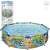 Bestway Steel Pro Max 274x66cm round metal frame pool with panda and animal print design, packaging
