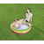 Mother and Child Playing in Bestway Inflatable Pool in Yard
