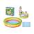 Bestway inflatable kiddie pool, colorful, 102 cm, with packaging