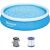 Bestway Fast Set aufblasbarer Pool mit Filterpumpe und Filter