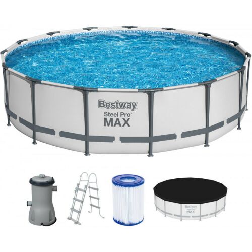 Bestway Steel Pro Max Fémvázas Medence - 457 x 122 cm 135415387