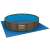 Bestway Power Steel Deluxe Series above ground pool with blue ground cloth