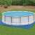 Bestway Power Steel above ground pool with blue ground cloth