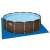 Bestway Power Steel above ground pool with blue ground cloth