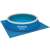 Bestway Fast Set Pool mit blauem Unterlegtuch