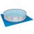 Bestway Steel Pro MAX Pool mit blauem Unterlegtuch