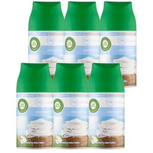 Air Wick Freshmatic Автоматичен спрей за освежаване на въздуха - Пресно изпрано бельо, пакет от 6