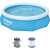 Bestway Fast Set 305cm Inflatable Pool with Filter Pump and Cartridge
