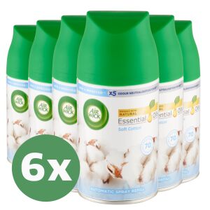 Air Wick Freshmatic Friss Pamut Utántöltő automata légfrissítő készülékhez 6x250ml 145813542 - Légfrissítő