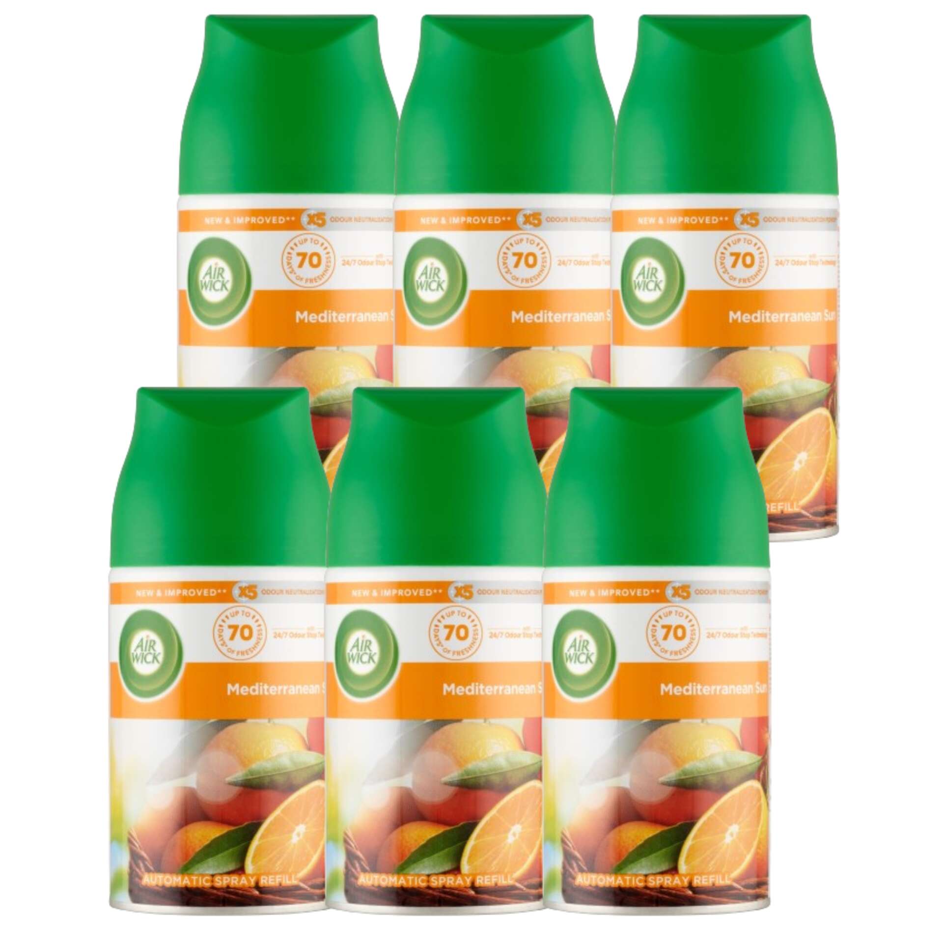 Air Wick Freshmatic Mediterrán nyár Utántöltő automata légfrissít...