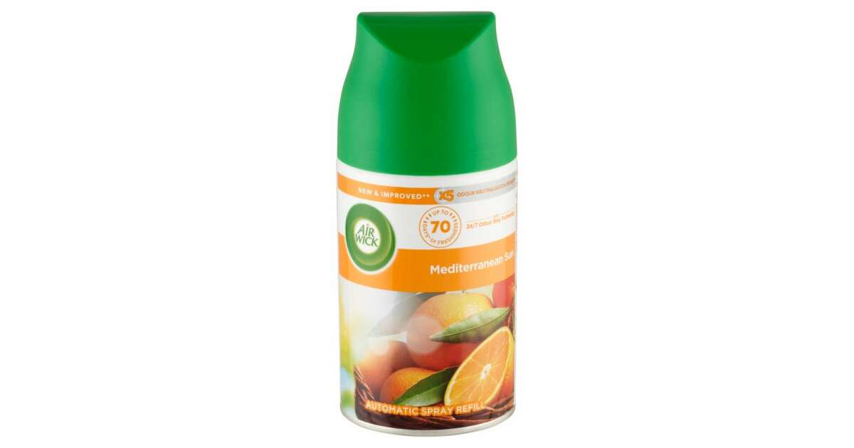 Ricariche Air Wick Freshmatic Profumo Mediterranean Sun Citrus – 6 X 250 Ml Per Spray Automatico - 2