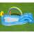 Bestway Rainbow N' Shine Play Center inflatable pool with slide and sprinkler, blue and white