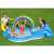 Надуваем басейн Bestway Rainbow N' Shine Play Center с пързалка и пръскалка, деца играят в басейна