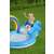 Bestway Rainbow N' Shine Play Center aufblasbarer Pool mit Kind, das rutscht