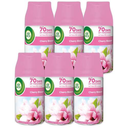 Air Wick Freshmatic Cherry Blossom Nachfüllpackung für automatische Lufterfrischer 6x250ml