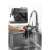 DeLonghi Magnifica S ECAM22.115.B automatic coffee machine, black, how to clean the brewing unit