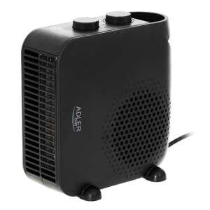 Încălzitor cu ventilator Adler AD7725, negru, vedere laterală - Radiatoare electrice