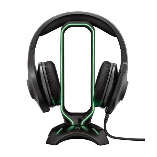 Trust GXT 265 Cintar RGB Fejhallgató állvány gaming fejhallgatóval, zöld világítás - Gaming