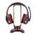 Trust GXT 265 Cintar RGB headset stand with headset, black, red light