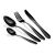 Berlinger Haus 24-частиен комплект черни прибори за хранене, прибори за хранене от неръждаема стомана