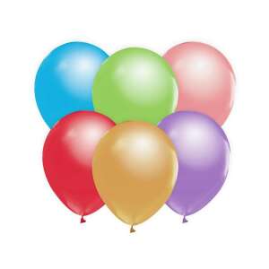 Metallic Colors 12 Zoll Luftballons, 10er Pack - Partyzubehör
