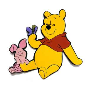 Disney Micimackó és Malacka Falmatrica - EVA Hab - 17x20cm