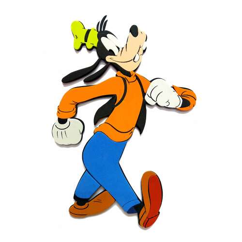 Nástenná nálepka Goofy, Mickey a jeho priatelia, dekorácia detskej izby, kreslená postavička, 3D nástenná nálepka