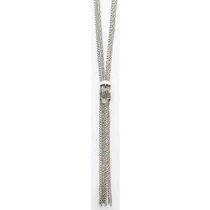 Victoria Ezüst színű hosszú nyaklánc, rozsdamentes acél lánc - Női nyaklánc