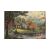 Festői kilátás a kész Schmidt Puzzle Thomas Kinkade Peaceful Moment 500 darabos puzzle-re