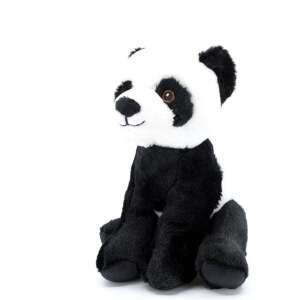 ECO Plüschpanda, 16 cm, schwarz-weiß, sitzend, Plüschtier - Panda